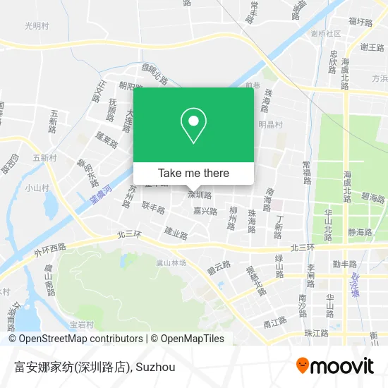 富安娜家纺(深圳路店) map