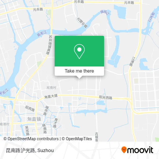 昆南路沪光路 map