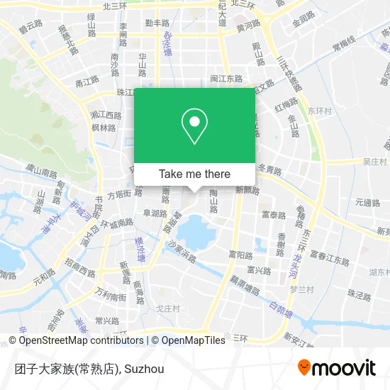 团子大家族(常熟店) map