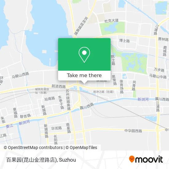 百果园(昆山金澄路店) map