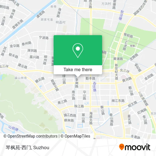 琴枫苑-西门 map