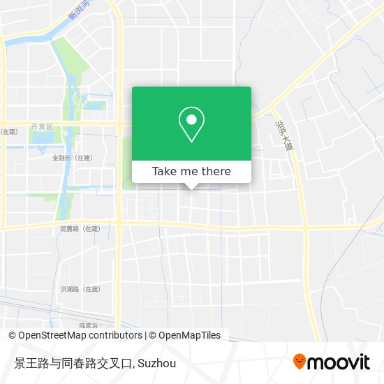 景王路与同春路交叉口 map