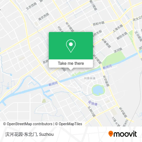 滨河花园-东北门 map