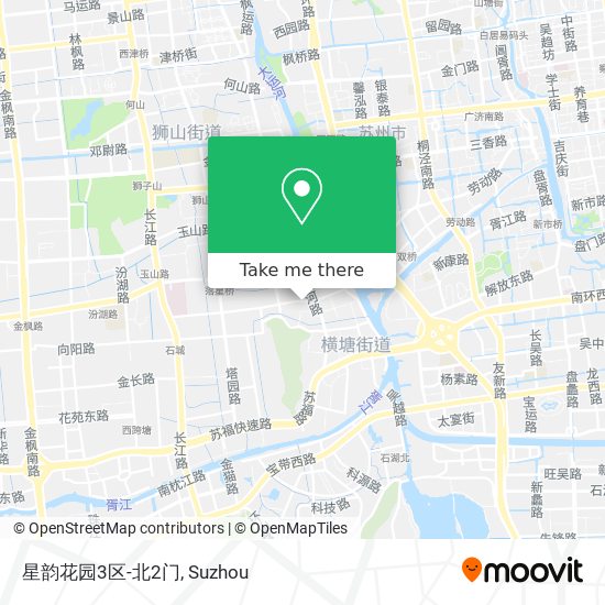 星韵花园3区-北2门 map
