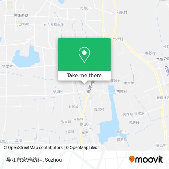 吴江市宏雅纺织 map