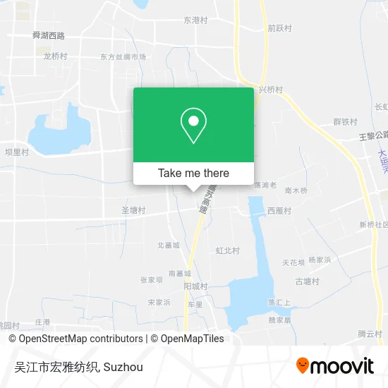 吴江市宏雅纺织 map