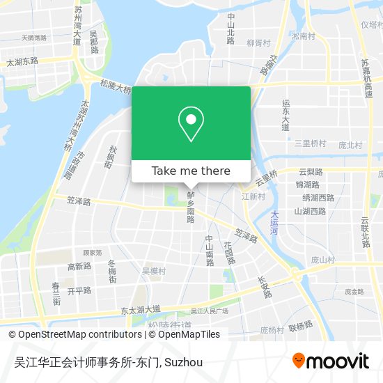 吴江华正会计师事务所-东门 map