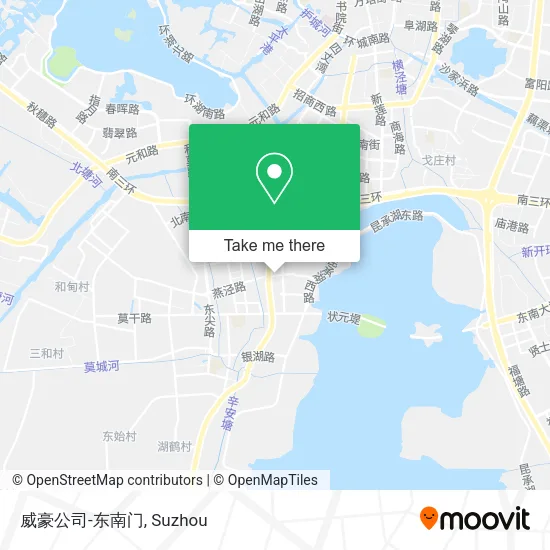 威豪公司-东南门 map