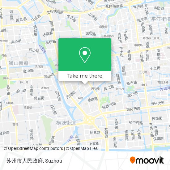 苏州市人民政府 map