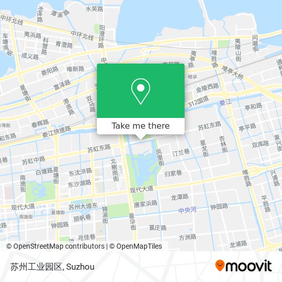 苏州工业园区 map