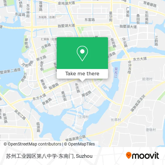 苏州工业园区第八中学-东南门 map