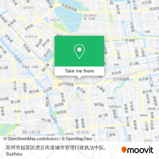 苏州市姑苏区虎丘街道城市管理行政执法中队 map