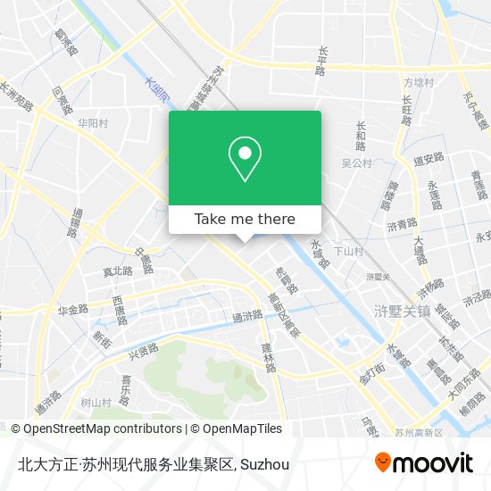 北大方正·苏州现代服务业集聚区 map