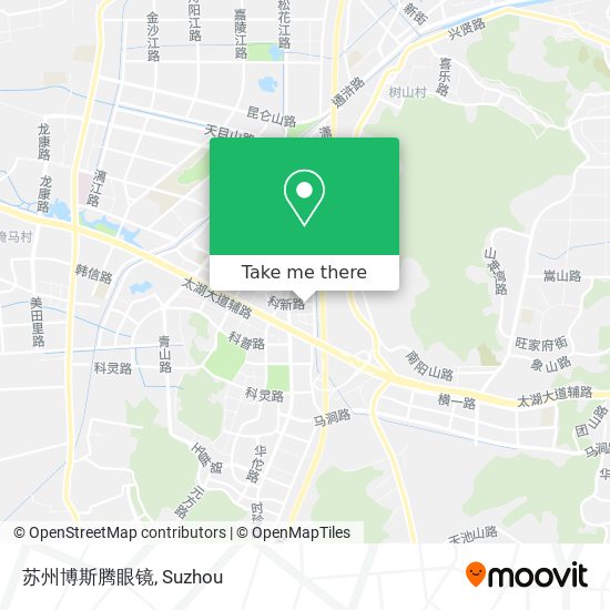 苏州博斯腾眼镜 map