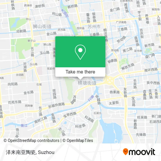 泽来南亚陶瓷 map