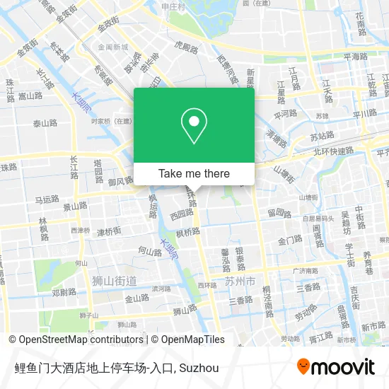 鲤鱼门大酒店地上停车场-入口 map