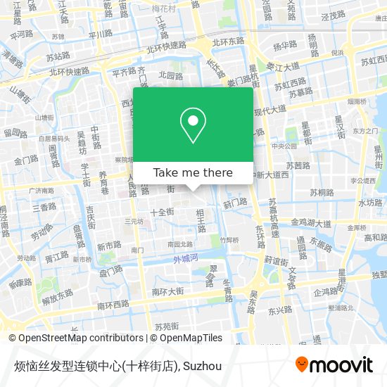 烦恼丝发型连锁中心(十梓街店) map