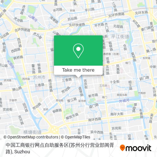 中国工商银行网点自助服务区(苏州分行营业部阊胥路) map