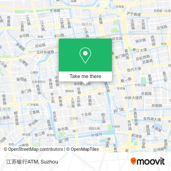 江苏银行ATM map