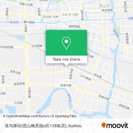 菜鸟驿站(昆山枫景园c区128栋店) map