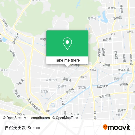 自然美美发 map