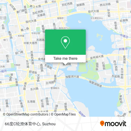 66度C轮滑体育中心 map