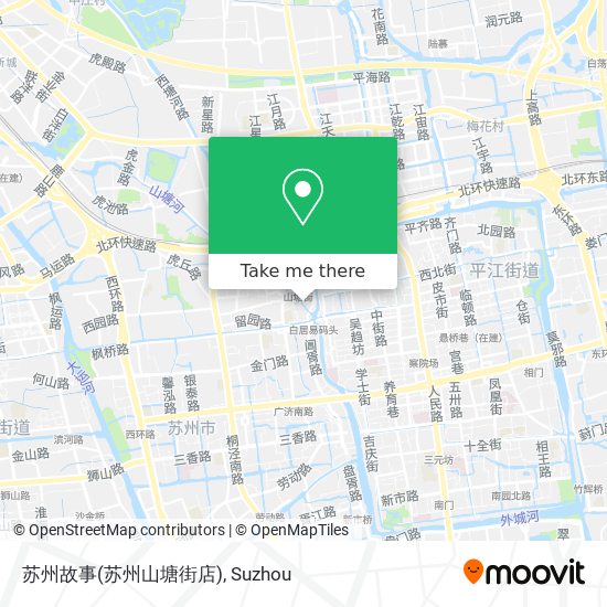 苏州故事(苏州山塘街店) map