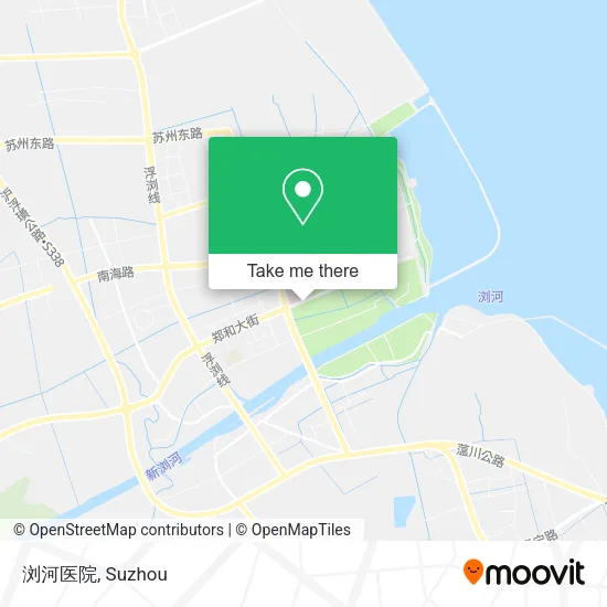 浏河医院 map