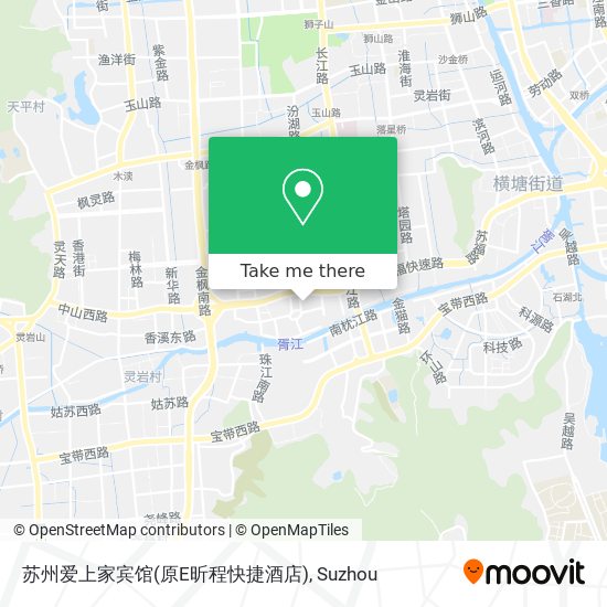 苏州爱上家宾馆(原E昕程快捷酒店) map