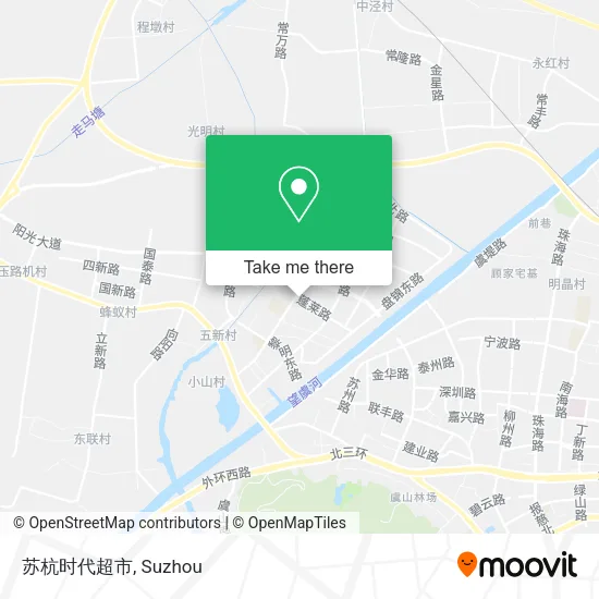 苏杭时代超市 map