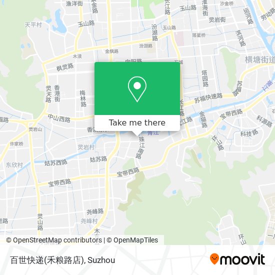 百世快递(禾粮路店) map