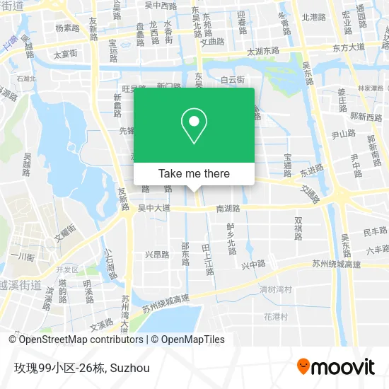 玫瑰99小区-26栋 map