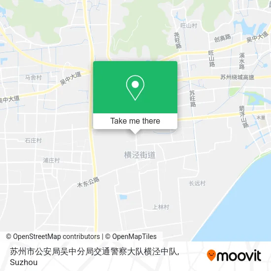 苏州市公安局吴中分局交通警察大队横泾中队 map