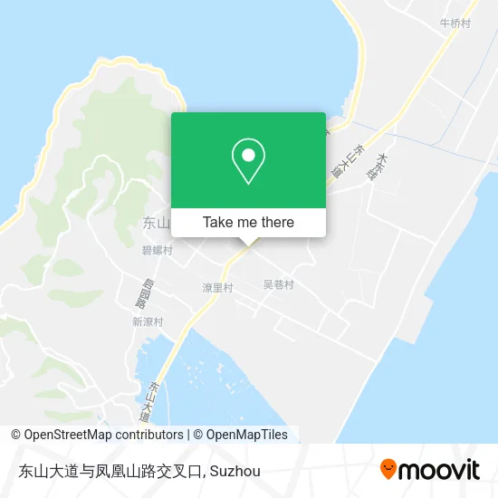 东山大道与凤凰山路交叉口 map