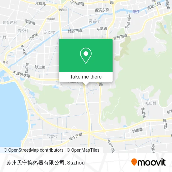 苏州天宁换热器有限公司 map