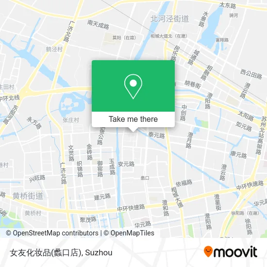 女友化妆品(蠡口店) map
