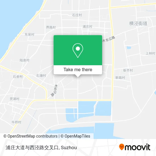 浦庄大道与西泾路交叉口 map