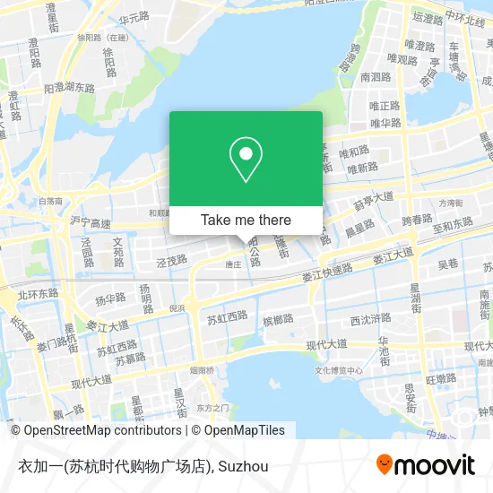 衣加一(苏杭时代购物广场店) map