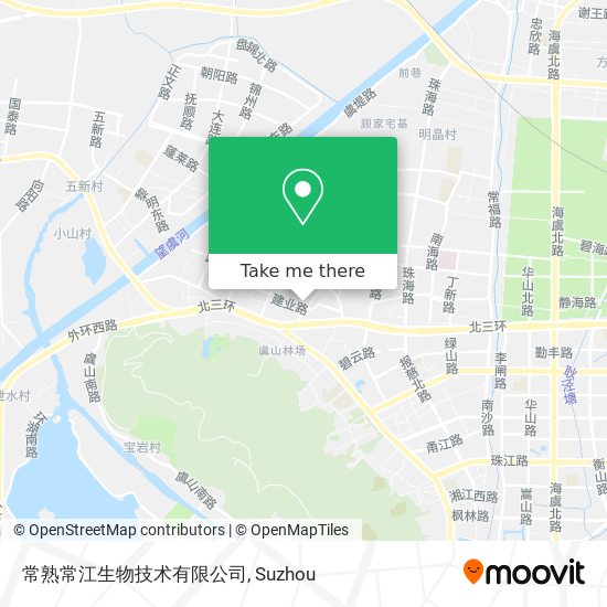 常熟常江生物技术有限公司 map
