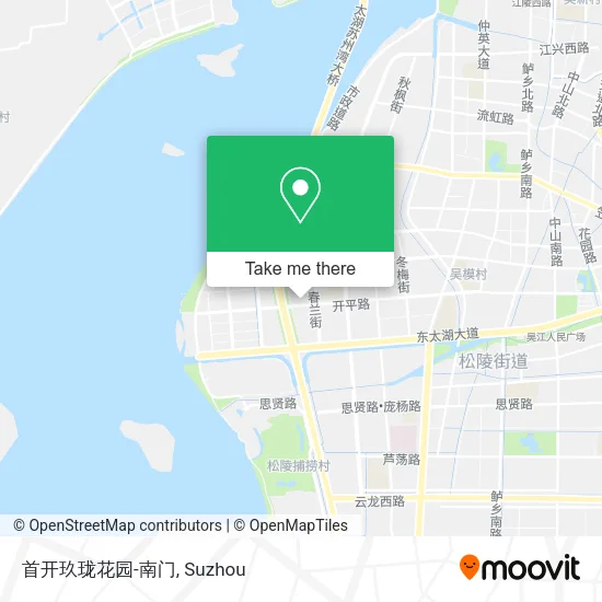 首开玖珑花园-南门 map
