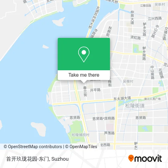 首开玖珑花园-东门 map