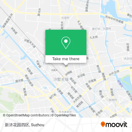 新浒花园四区 map