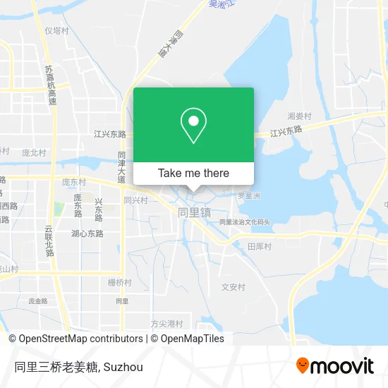 同里三桥老姜糖 map