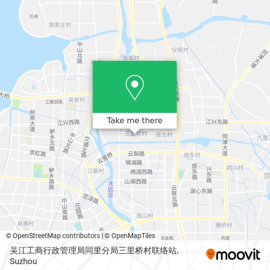 吴江工商行政管理局同里分局三里桥村联络站 map