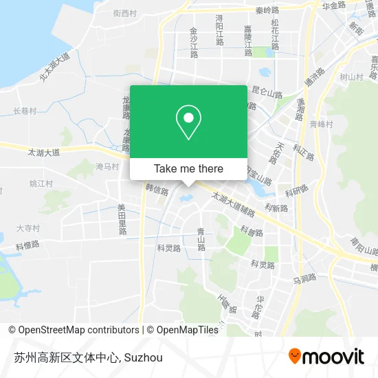 苏州高新区文体中心 map