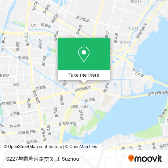 S227与蠡塘河路交叉口 map