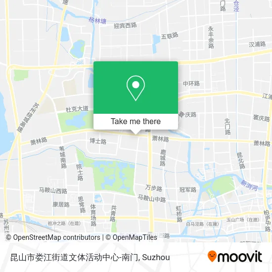 昆山市娄江街道文体活动中心-南门 map