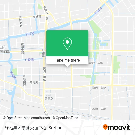 绿地集团事务受理中心 map