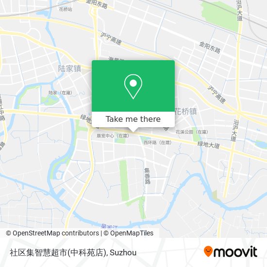社区集智慧超市(中科苑店) map