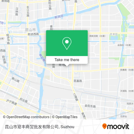 昆山市迎丰商贸批发有限公司 map